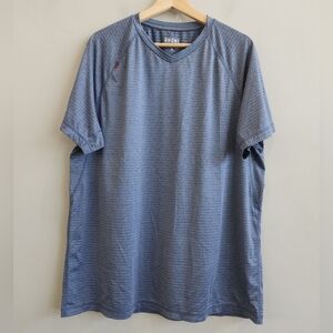 RHONE Sentry Shirt Lightweight Performance Blue V Neck Athletic Men's Size XL